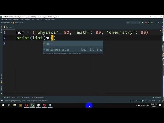 How to Access dictionary key’s element by indexl in Python