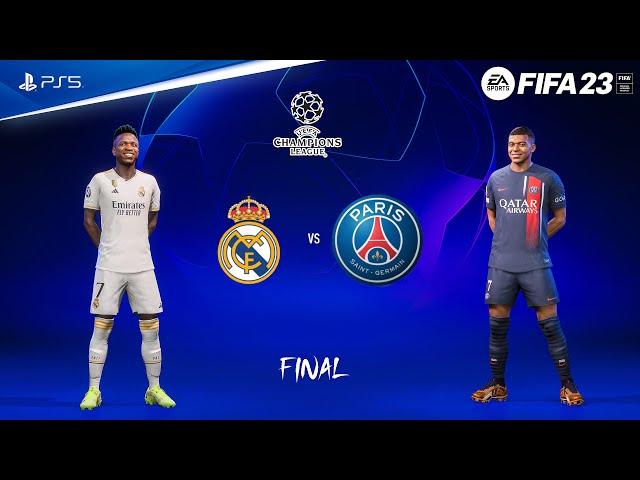 FIFA 23 - Real Madrid vs PSG | UEFA Champions League Final | PS5™ Gameplay [4K60]