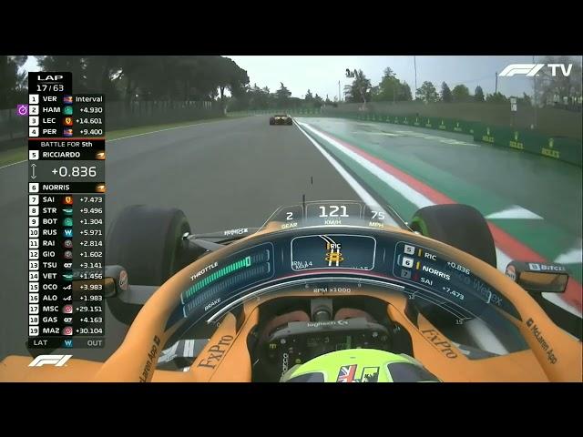 Lando Norris Imola 2021 onboard