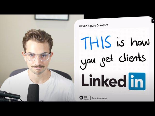 How to get clients on LinkedIn (This made me $1.36M)