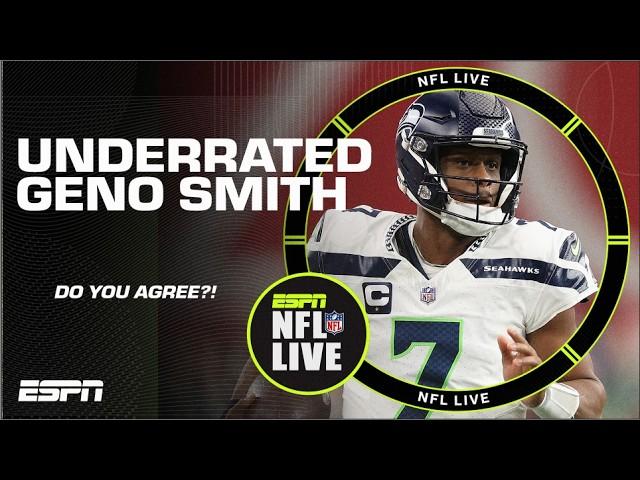 I think Geno Smith is one of the most UNDERRATED PLAYERS in football! | NFL Live