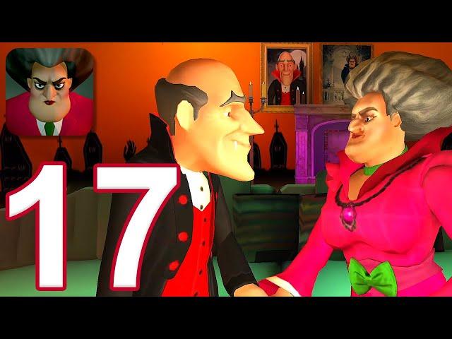 Scary Teacher 3D - Gameplay Walkthrough Part 17 - 2 New Halloween Levels (iOS, Android)