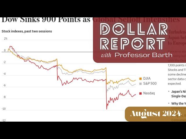 Stock market selloff / Dollar Report: August 2024