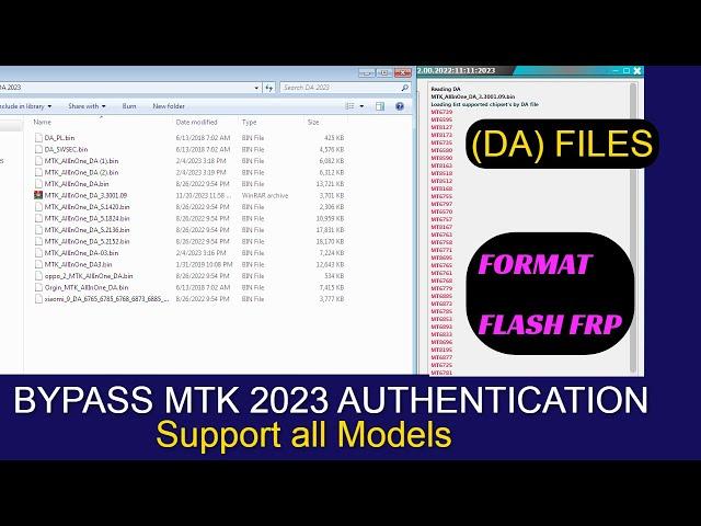 Mediatek Flash Format All Chipset V1 2023 | MTK auth bypass tool | disable DA file (or auth)