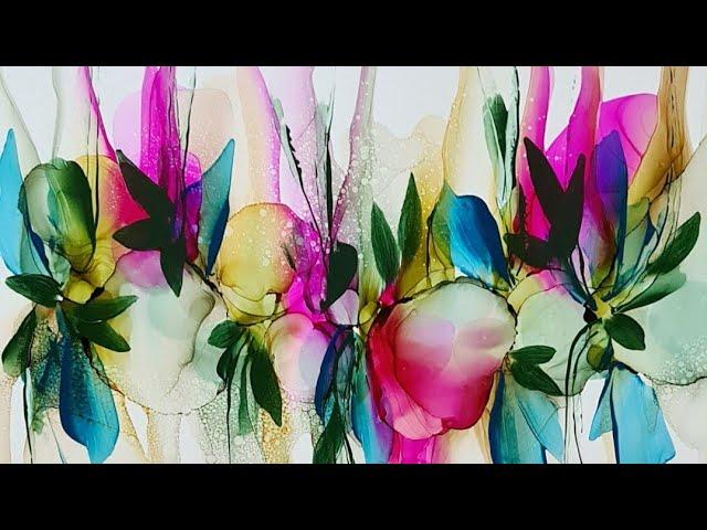 Abstract Alcohol Ink Fluid Art / 226