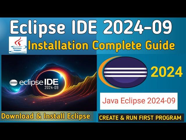 How to install Eclipse IDE 2024-09 on Windows 7/10/ 11