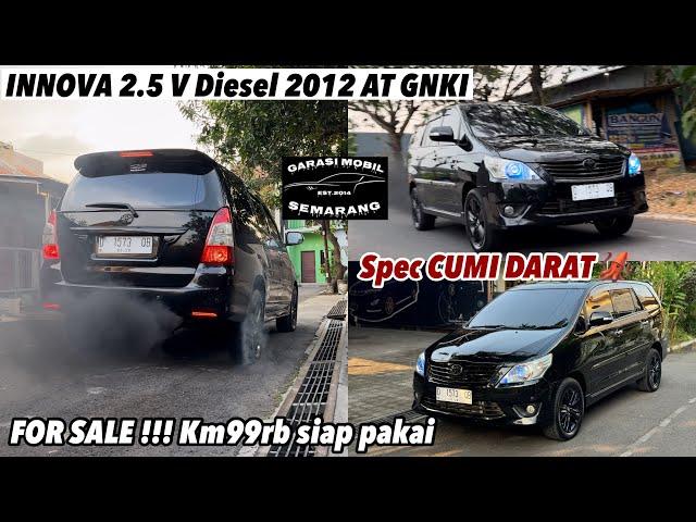 FOR SALE : GRAND INNOVA V DIESEL AT 2012 Spec Cumi Darat #jualbelimobilbekas #innovadiesel #otomotif