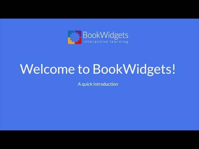 How to create your own interactive digital lessons with BookWidgets
