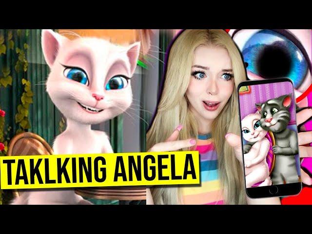 Testing A NEW SCARY TALKING ANGELA APP FOR THE FIRST TIME.. (*ANGELA HAS A DARK SECRET*)