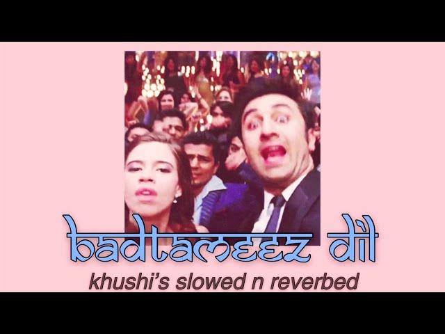 badtameez dil (slowed + reverb) benny dayal & shefali alvares