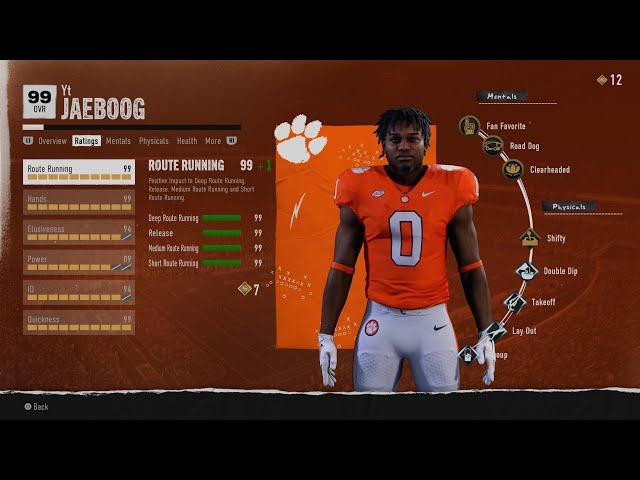 *WORKING WR EDITION* INSTANT 99 OVERALL GLITCH ON NCAA CFB 25! (ROAD TO GLORY)