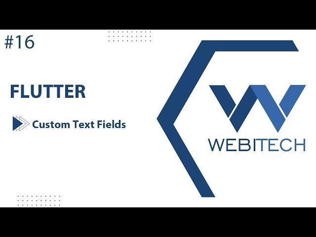 Flutter Masterclass : Custom Text Fields