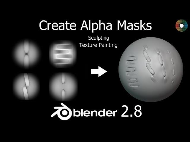Tutorial: Alpha masks creation for sculpting and texture painting (Blender 2.8)