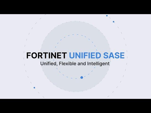 Fortinet Unified SASE:  Unified, Flexible, and Intelligent | SASE