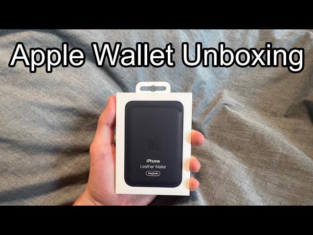 Leather Apple Wallet Unboxing (2nd Gen) - REVIEW 4K