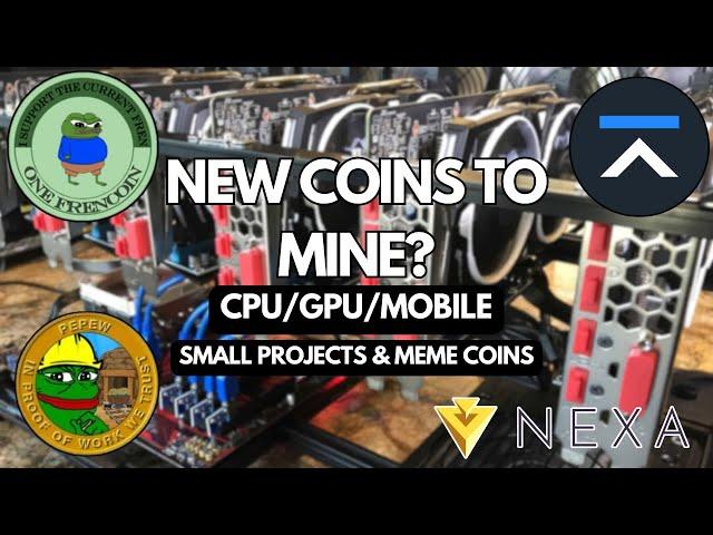 New Meme & Small Coins To Mine | GPU/CPU/Mobile Mining | Small Coins To Mine 2023/24 | Spec Mining