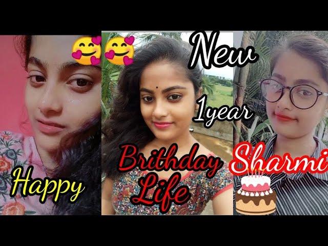 Happy birthday to my YouTube channel Sharmi New Life ️️