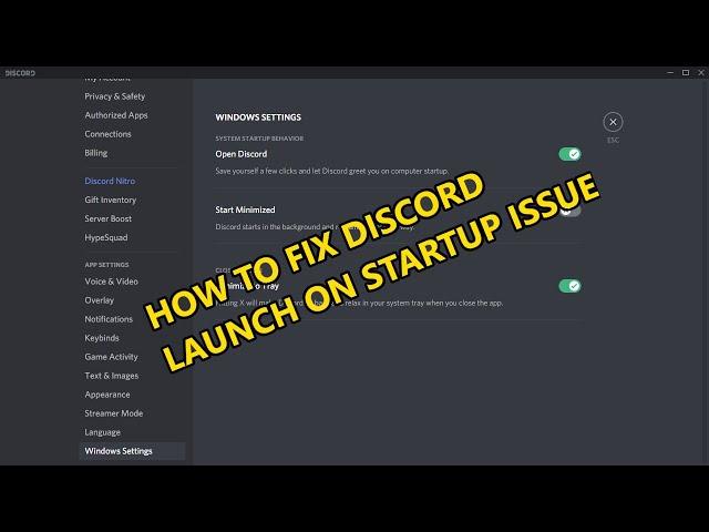 How to fix Discord not launching on PC startup