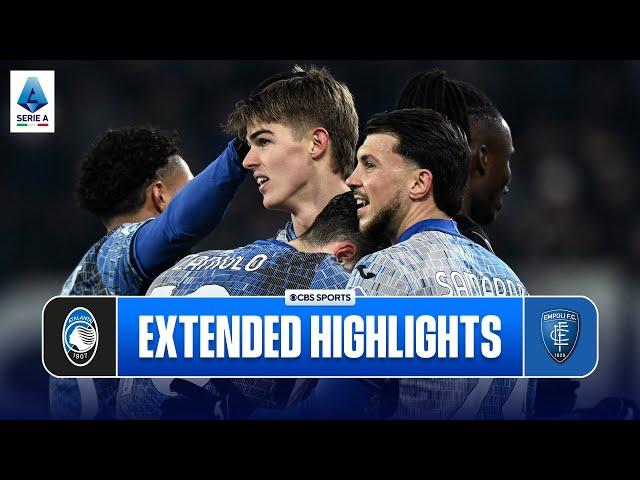 Atalanta vs. Empoli: Extended Highlights | Serie A | CBS Sports Golazo