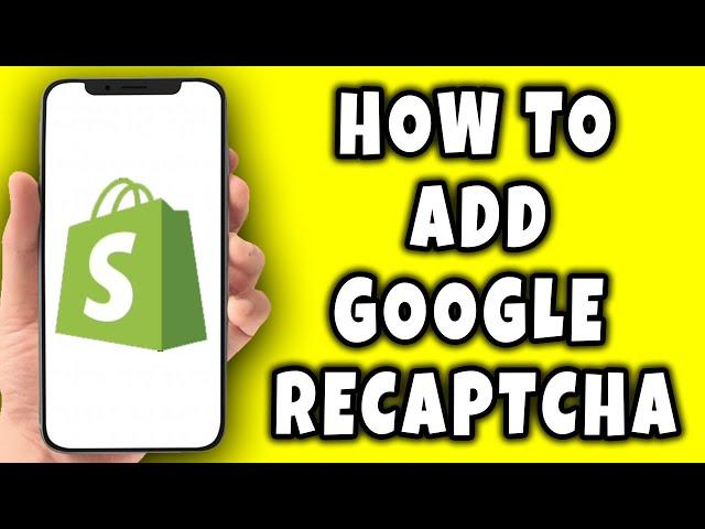 How To Add Google ReCaptcha On Shopify || Shopify Short Tutorial.