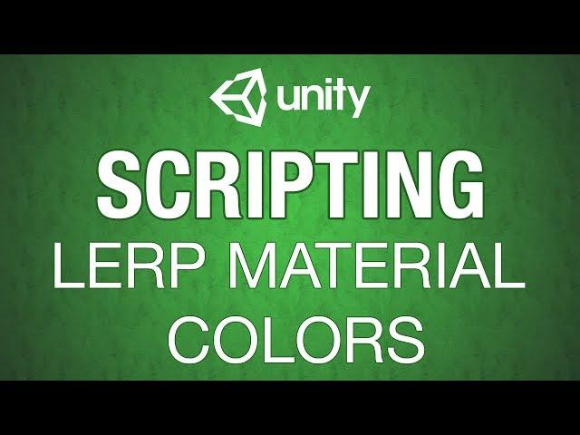 Unity3d Lerping Material Colors