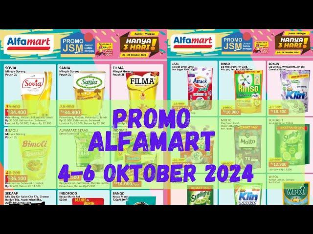 Promo JSM di Alfamart Periode 4 - 6 Oktober 2024 || Promo JSM Alfamart