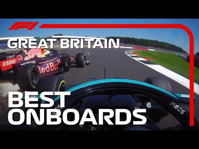 Max And Lewis' Crash, Speedy Moves And The Best Onboards | 2021 British Grand Prix | Emirates