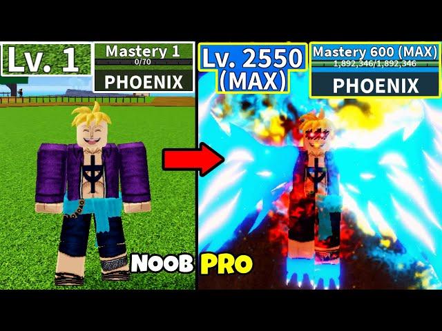 Beating Blox Fruits as Marco the Phoenix! Lvl 0 to Max Lvl Full Human v4 Awakening Noob to Pro!