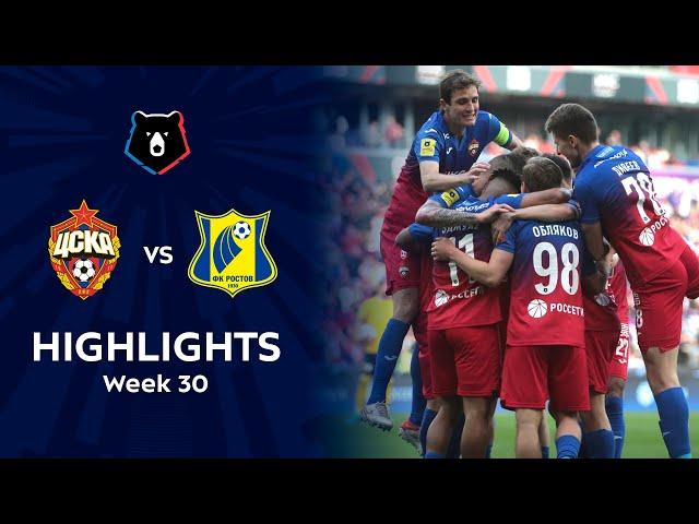 Highlights CSKA vs FC Rostov (4-0) | RPL 2021/22