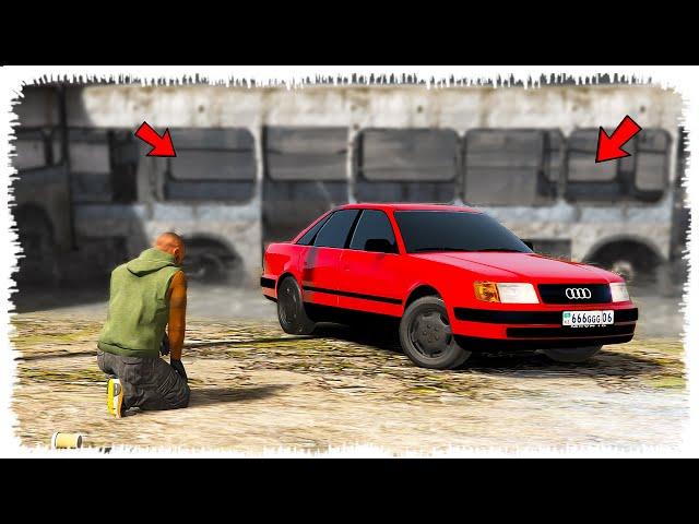 ДЖОННИ СВАЛКАДАН АУДИ 100 ТАУЫП АЛДЫ! (GTA V) нурченл аликз джони окигасы,жони қазақша гта5