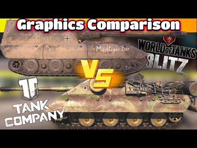 Tank Company VS World Of Tanks Blitz Graphics Comparison Part 1