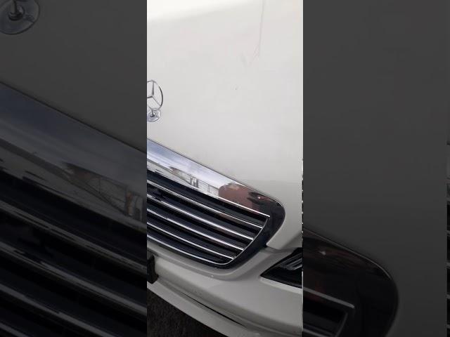 how to open mercedes hood when stuck and cable wont work