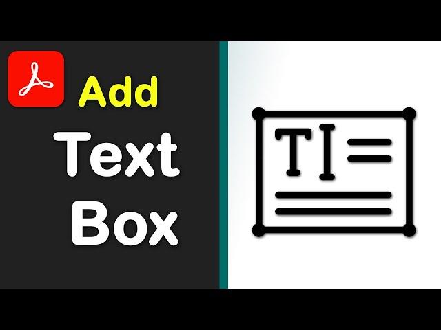 How to add text box in pdf using Adobe Acrobat Pro DC