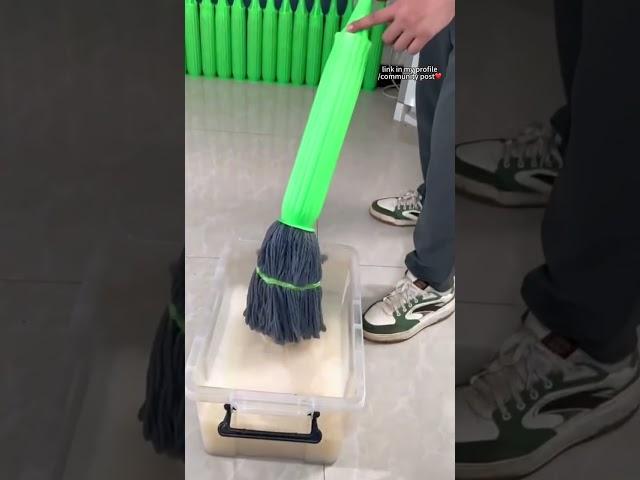 Clean smarter, not harder! Meet the Self-Twisting Water Mop for a spotless home. #MopMagic