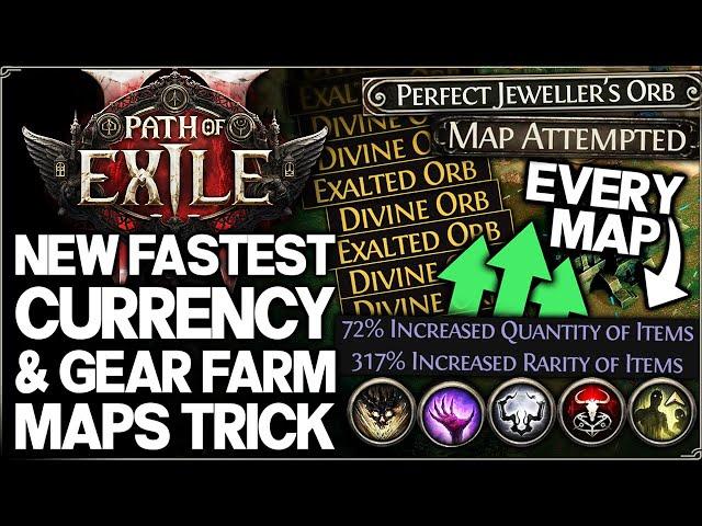 Path of Exile 2 - New ULTIMATE Map Juicing Trick - Fast Easy Gear & Best Currency Farm Maps Guide!