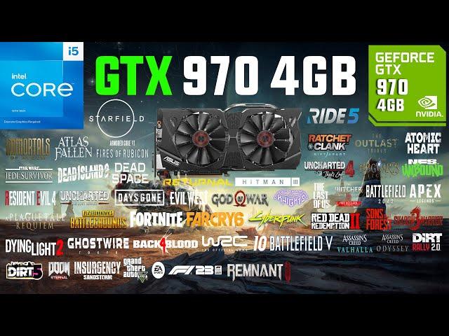 GTX 970 Test in 50 Games in 2023