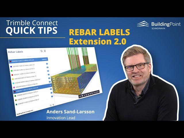 Trimble Connect Rebar Labels Extension v2.0