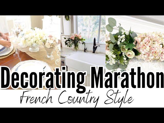 DECORATING MARATHON / FRENCH COUNTRY STYLE DECOR / DECORATING IDEAS / HOME DECOR / Monica Rose