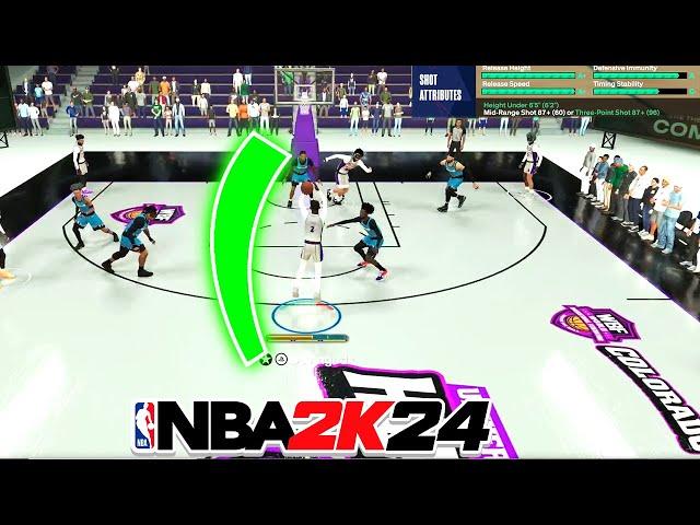 This Jumpshot Base Is Saving Every Point Guard! BEST Jumpshot In NBA 2K24