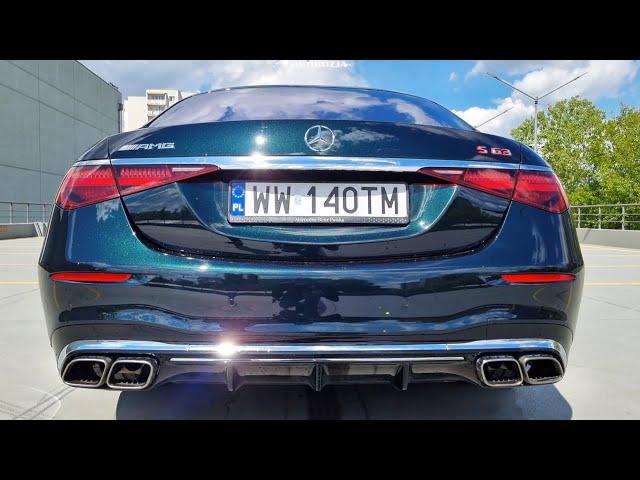 Mercedes-AMG S63 W223 4.0 V8 802 hp Sound, Exhaust Sound, Cold Start, Launch Control, Acceleration