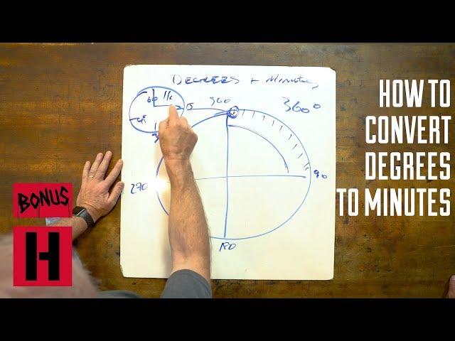 How to Convert Degrees to Minutes - ALIGNMENT TIPS