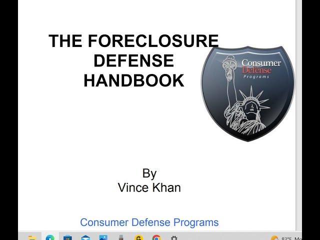 "FORECLOSURE DEFENSE HANDBOOK" #3. Who Has The Right To Foreclose On A Mortgage?" - EXPLAINED