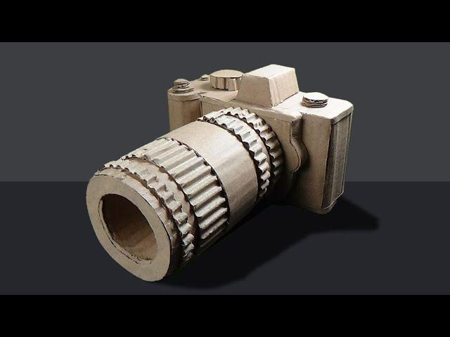 Cardboard Craft Ideas | Cardboard Camera Diy | How to make Dslr Camera with Cardboard