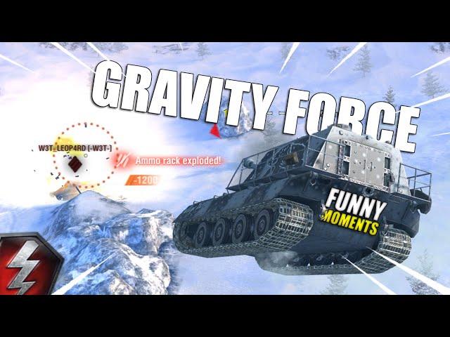 WoTB Gravity Force Funny and Epic Moments #3