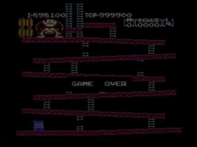 Donkey Kong (NES) Kill Screen