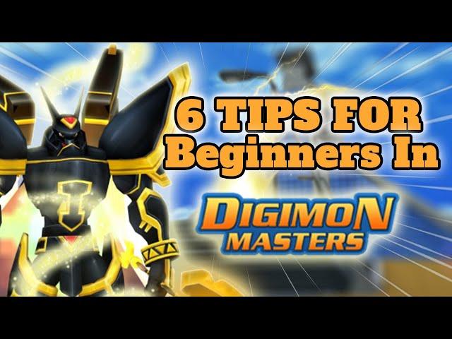 6 TIPS For Beginners In Digimon Masters Online...