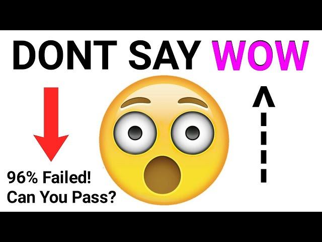 Don't Say WOW while watching this video...(Impossible!)