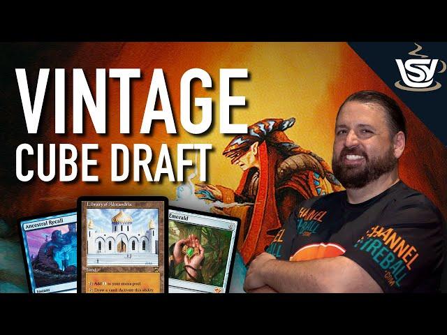 Pick One Ancestral, Pick Two Mox, Pick Three Profit? | Vintage Cube Draft