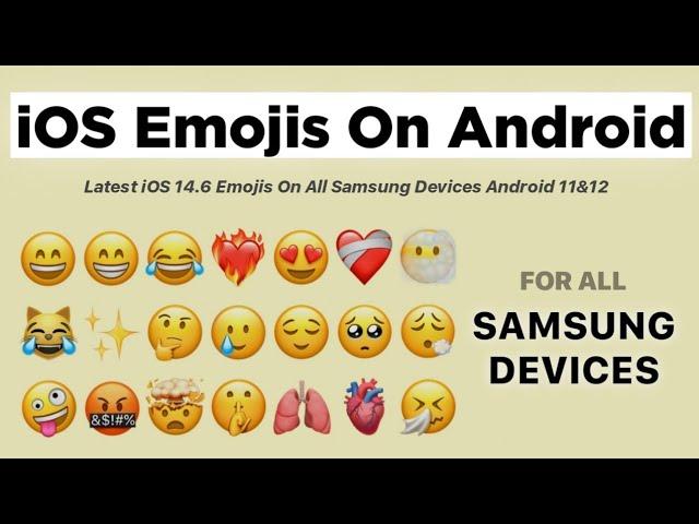 iOS Emojis On Android Samsung | iOS 14.6 EMOJIS on Samsung 