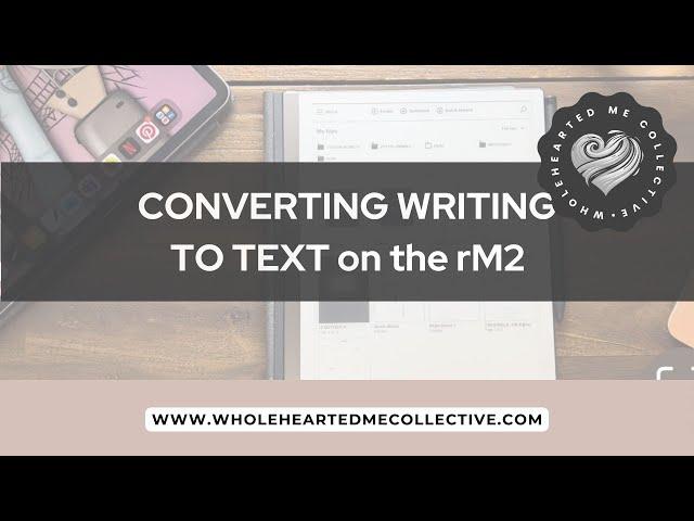 reMarkable 2 | Converting Writing to Text on reMarkable2 Eink Tablet